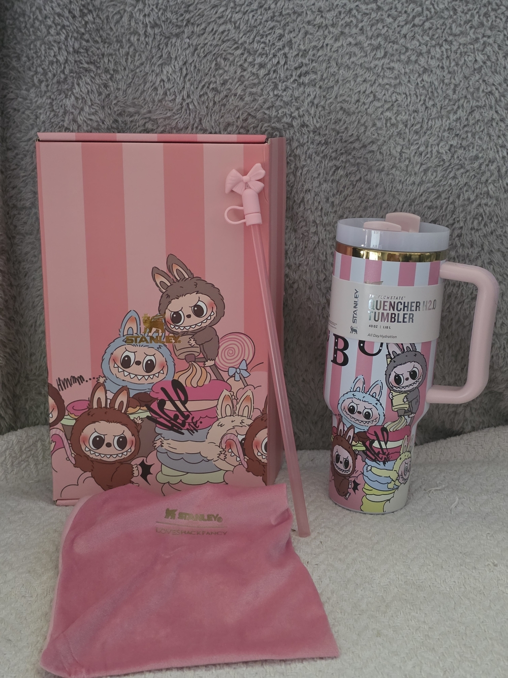 Labubu x Stanley Quencher H2.0 40oz Tumbler Box Set